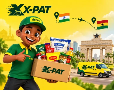 Indian groceries in Ghana available online with X-PAT