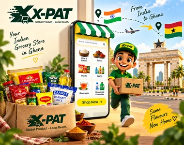 Online Indian grocery store in Ghana with X-PAT