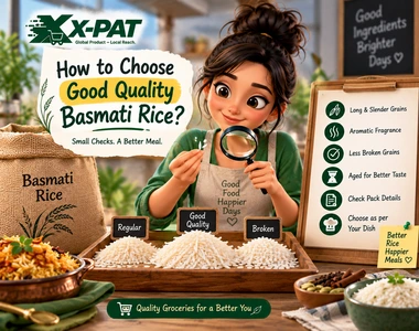 How to choose good quality basmati rice by checking grain length and quality