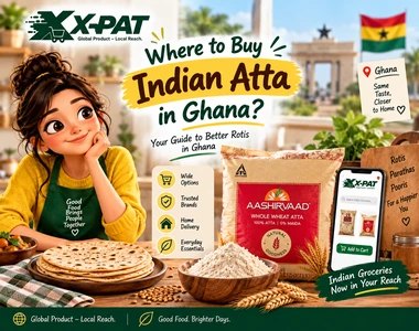 Indian atta in Ghana for roti and chapati shopping with X-PAT